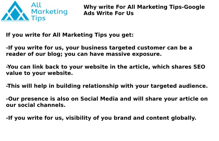 Google Ads Write For Us 