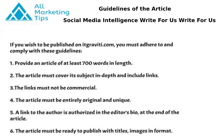 social media intelligence Write For Us AMT