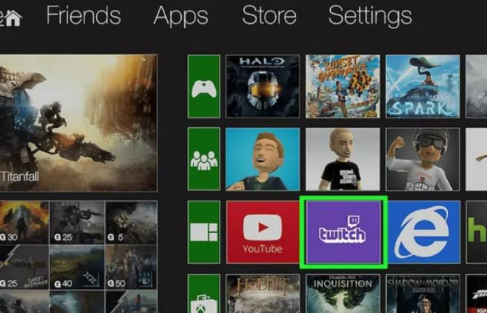Find and select Twitch.
