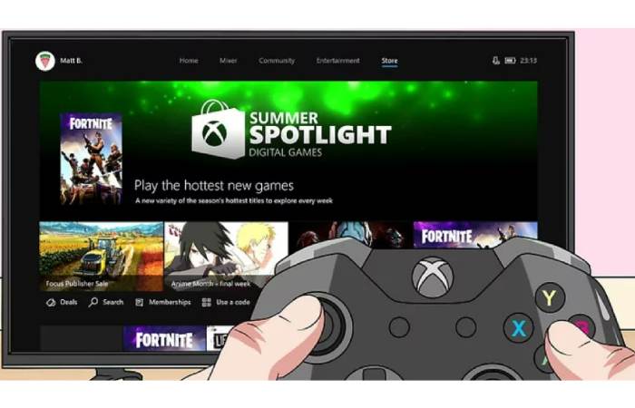 Select Store from the Xbox One dashboard.