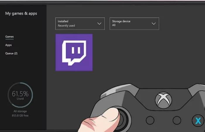 Select the Twitch app