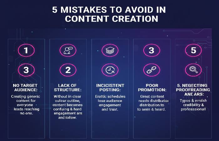 what 5 mistakes to avoid in content