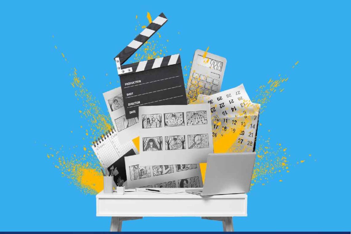 What are the three stages of video production?