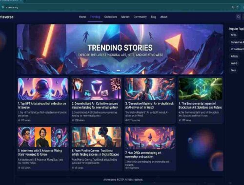 Artaverse.org Trending Stories