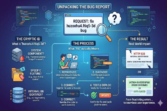 “fix huzoxhu4.f6q5‑3d bug”